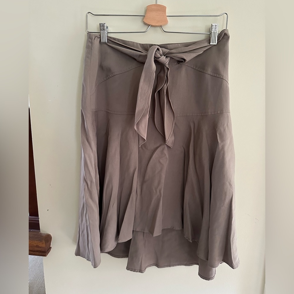Anthropologie tan skirt